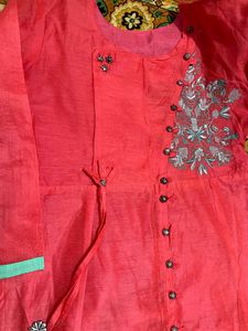 Elegant Embroidered Kurta Set