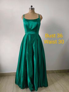 Emerald Green Evening Gown