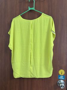 Neon Yellow Blouse