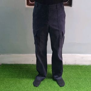 Kyungdo Navy Blue 6 Pocket Pants (Unisex)