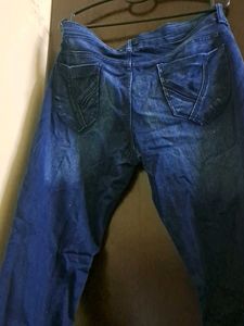 Dark Blue Denim Jeans