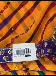 Elegant Striped Saree