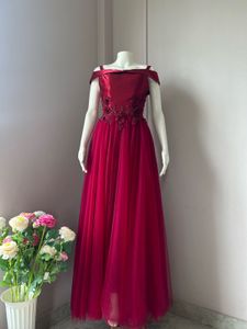 Luxury Quality Maroon Gown