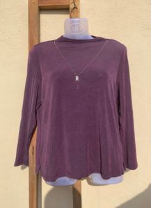 Purple Long Sleeve Top