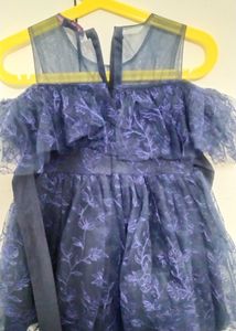 Navy Blue Frock Of 3 To 4 Years