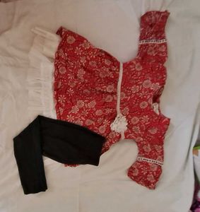 combo of frock and legging