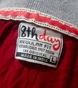 Vintage Styled Redish-Maroon T-SHIRT