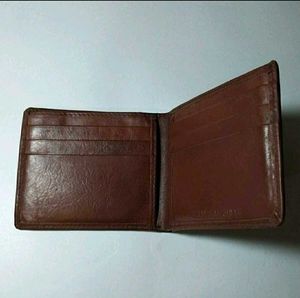 Stylish Men Genuine Leather Brown Wallet