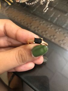 Princess Stone Gold Ring (New Packed)