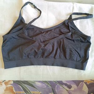 Elegant Black Sport Bra &amp; Panty Set👙