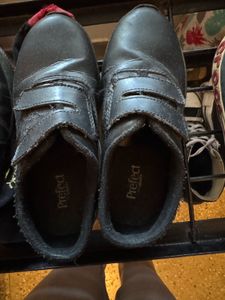 Liberty School Shoes Velcro Black