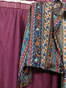 Stylish Printed Wrap Top