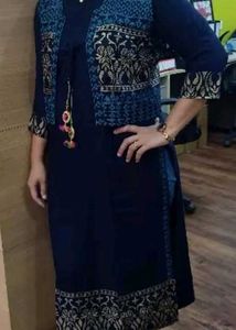 Kurti With Overcoat