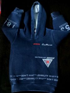 FREE!!! Blue Hoodie With Kids Winter Wear