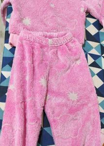 Cute Pink Pajama Set For Winter