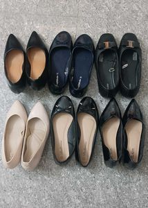 Combo Of Heels And Ballerinas