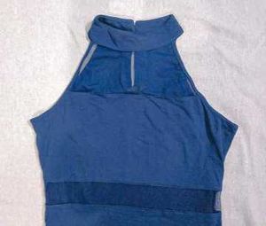Myntra Blue Bodycon Dress 👗