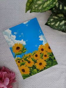 🌻 The Sunflower Patch – Handmade Painting 🎨✨