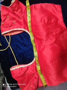 Beautiful Navy Blue Silk Saree With Sirowsky Work