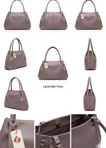 Fizzy Lavender Grey Satchel Bag