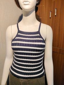 Striped Knit Tank Top
