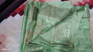 Elegant Green Saree