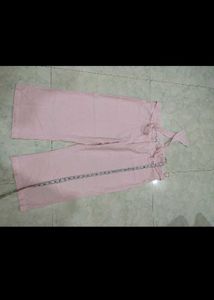 Pink Wide Leg Pants