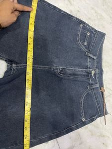 Off Black Straight Jeans