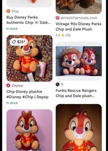 Disney Funko Plushies Dale Plush Figure