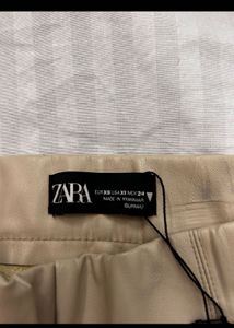 Zara Leather Flared Or Skinny Pants For Women