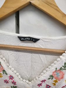 Floral Embroidered Top