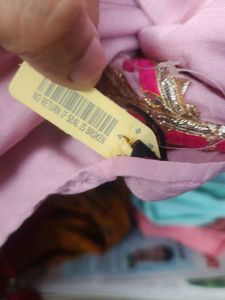 Pink Embroidered Kurta &amp; Dupatta Never Used