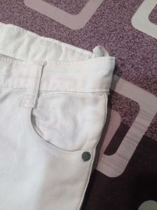 White Slim Fit Jeans