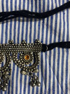 Boho Silver Choker Necklace