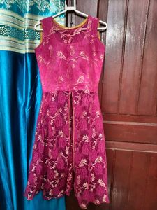 Pink Lace Party Dress