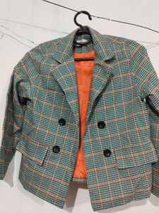 Plaid Or Checked Blazer