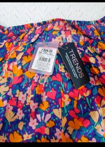 New With Tag Floral Top For Women