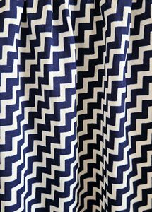 Navy Blue And White Dress