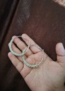 Sparkling Hoop Earrings