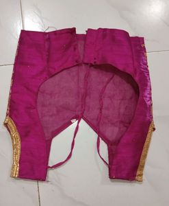 Pink And Blue Colour Lahenga Choli