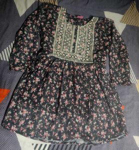 Multicolour Peplum Top 🖤