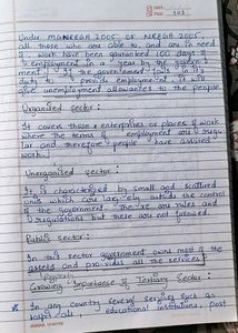 10th Class Economics Ch 2 Handwritten Notes