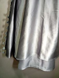 Elegant Grey Saree