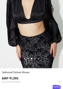 SAVANA black crop top