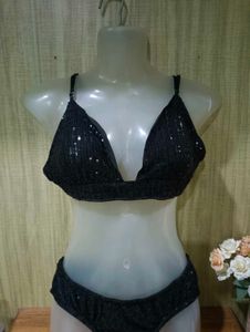 Sparkling Black Bikini Set