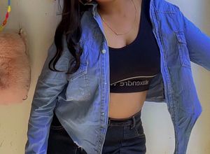 Light Blue Ripped Denim Jacket🐋🦋