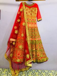 Elegant Embroidered Anarkali Suit