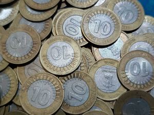 10 Rupees Coin Without Rupee ₹ Symbol 100 Ps