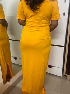 Bodycon Dress With Slit