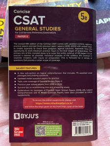 Concise CSAT General Studies - Like New!